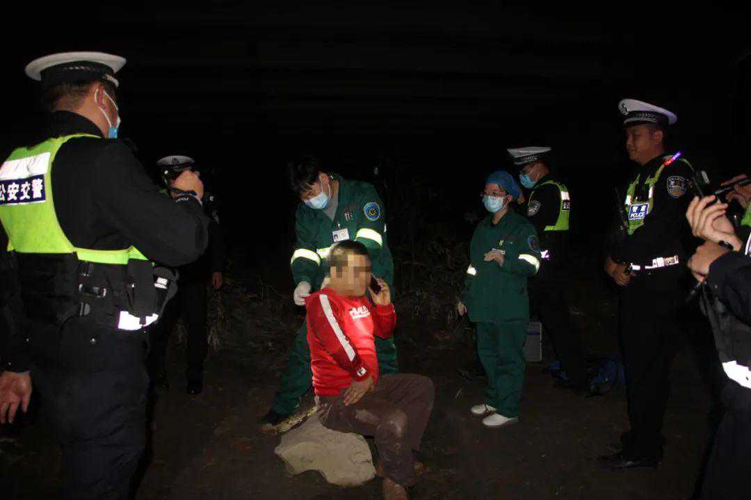 看见交警，广西这名男子竟从7米高桥上跳下......